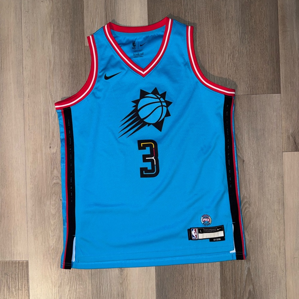 NBA Blue and Red Basketball Jersey